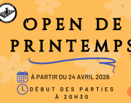 Open Printemps 2026 : Résultats de la ronde 1
